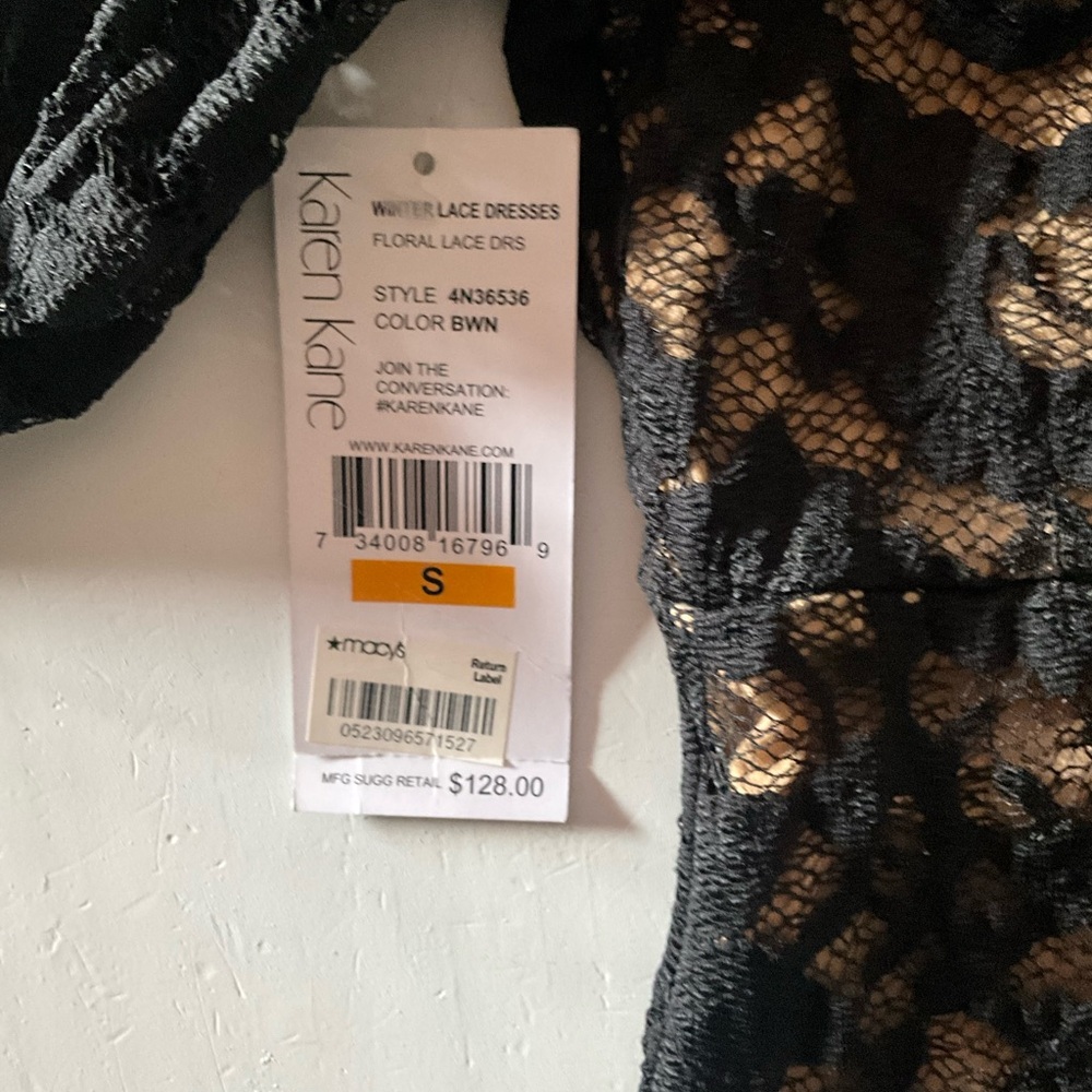 Karen Kane Black Lace Dress